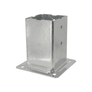 PIED de poteau de JARDIN à BOULONNER - ref PPJBT70 - 71 x 71 x hauteur 150 mm